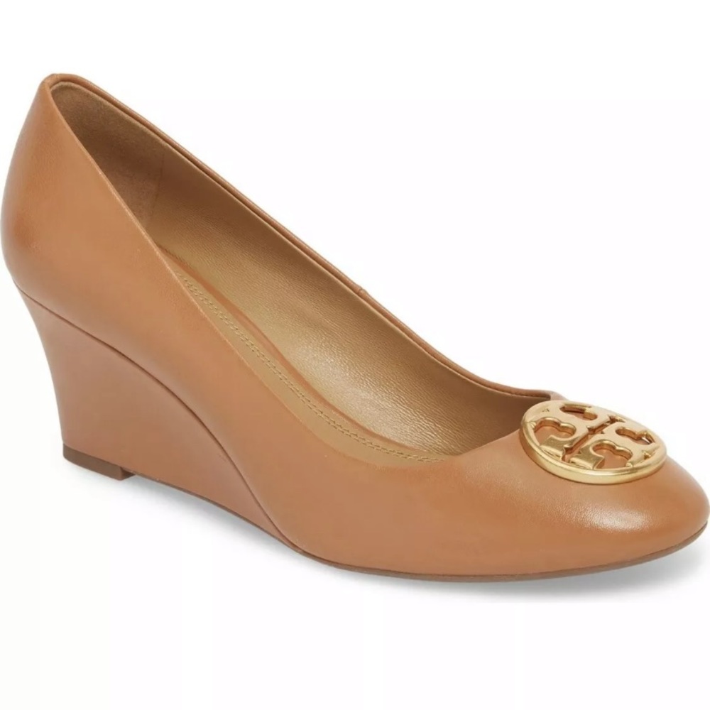 Tory Burch Chelsea Logo Medallion Wedge heel